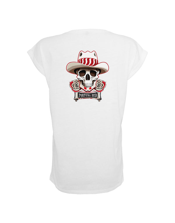 T-Shirt Damen Totenkopf-Fortuna Bud